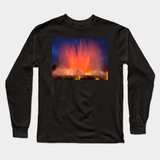 Colorful performance of Magic Fountain Long Sleeve T-Shirt